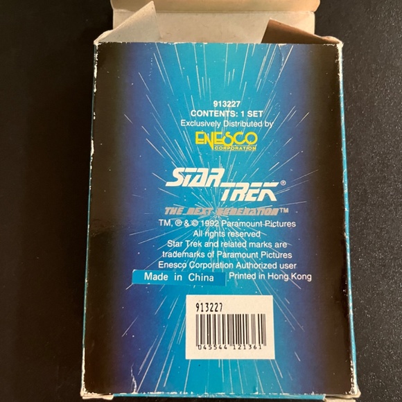 Star Trek: The Next Generation Double Deck Playing Card Set in Tin & Orig. Box - Picture 13 of 16